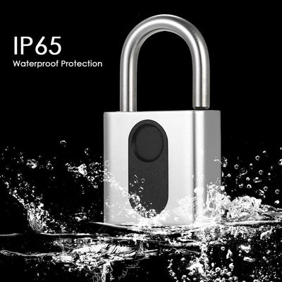 USB Rechargeable Keyless Fingerprint Lock IP65 - Amazing gizmos