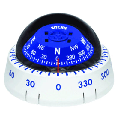 Ritchie XP-99W Kayaker Compass - Surface Mount - White - Amazing gizmos
