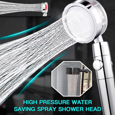 High Pressure Water Saving Spray Shower Head 360 Rotated Rainfall - Amazing gizmos