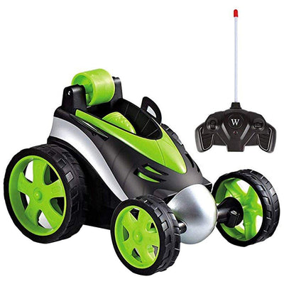 Wireless Remote Control Jumping Flip Wheels Toy Car - Amazing gizmos