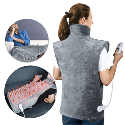 Electric Heating Pad Heated Shawl for Shoulder and Neck Heating - Amazing Gizmos