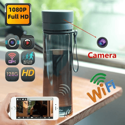 HD Water Bottle Camera with Wifi - Amazing gizmos