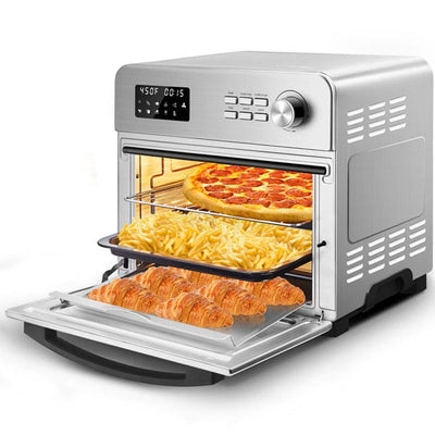 Air Fryer Toaster Oven LCD Countertop with Rotisserie and Dehydrator - Amazing Gizmos